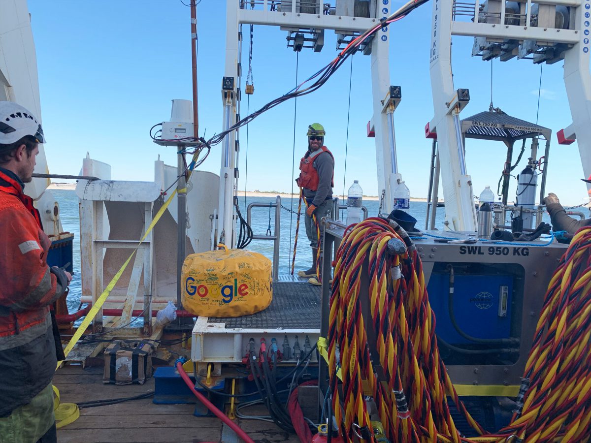 grace hopper subsea cable installation crew